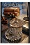 Krıstalıze Paris 2 Ad Sun Ashtray Rayan Brand Stylish Design for Stylish Offices 14 cm Width 3 cm Height - 3
