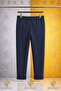 Boys' Plain Trousers 4.Mdl Elastic Waist Lycra Folded-Cuff Style - 3