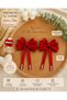 Designer Pearl Detailed Satin Bow Children's Hair Clip – for National Holiday and Special Occasion Combinations - 3
