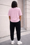 New Season Heart Printed Women's Tracksuit Set – Comfortable Fit Stylish Sports Combination - 2