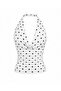 Oysho Fabric Degaje Collar Polka Dot Blouse - 3