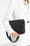 Quilted 3-Compartment Women's Shoulder Crossbody Bag