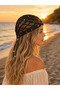 Knitted Crochet Headgear Mesh Hat Handmade Hair Accessory - 4