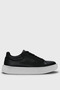 Ryan Men's Black and White Genuine Leather Sneaker Shoes - 4