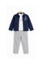 Men's Petekli̇ Interlock Doubleface 3-Piece Suit Waiter Size - 2