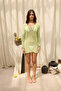 Lefkada Slim Green Mini Knitwear Dress - 2