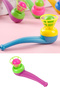 8Pcs Saxophone Breath Ball Bounce Lift Game Ball Blowing Game Party Favor Educational Balance Skill Stress Relief Toy Popit Pipette - 8