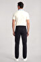 Men's Button Closure Short Sleeve 100% Cotton White Polo Collar T-Shirt - 3
