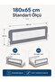 180 cm Bed Barrier - Mega Size Safety Barrier Protective Barrier, Baby Barrier Large Size - Gray - 8
