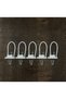 Steel Rope Cable Pvc Window Safety Child Safety Lock Set of 5