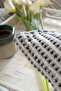 Boho Waffle-Navy Blue Double 240 X 260 Bedspread 50 X 70 - 2 Pillowcases 7038A - 7