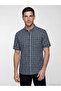 Green Regular Fit Plaid Men's Shirt - 7