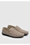 Beige Leather Men's Shoes - 2