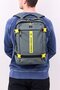 Men Brand Logo Backpack, Grey - 2