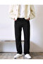 Men's High Waist Classic Black Slim Fit Jeans