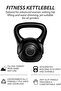 6 Kg Kettlebel 2-in-1 Dumbbell | Strength Training Weight PVC Coated Cast Iron Full Body Workout Equipment for Home - 6
