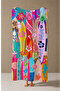 Colorful Surfboard Patterned Summer Themed Beach Towel - 3