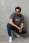 Basic Crew Neck Oversize T-Shirt - Smoked - - 3