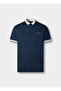 Blue Pure Cotton Men Premium Polo T-Shirt