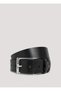 Black Leather Men Premium Leather Belts