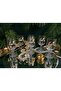 6-Person Coffee Presentation Set with Oyster Cups and Daisy Figures – Turkish Coffee Set with Glass Cups - 3
