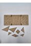 10 Pieces Tangram Natural Wooden Educational Toy Paintable - 2