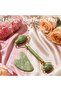 Genuine Jade Roller Set and Gua Sha for Face, Cooling and Firming Effect, Carving Tool - 2
