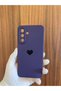 Samsung Galaxy A56 Heart Printed Inside Velvet Premium Silicone Phone Case (Purple) - 6