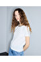 T-Shirt with Artificial Pearl and Bead Embroidery