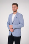 Men'S, Sports Plaid Summer Jacket, Stretch Woven Fabric, Blazer Jacket - 5