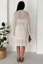 Women's Openwork Oversize Long Knitwear Cardigan - 8