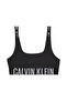 Women's Brand Logo Elastic Band Black Bra Suitable for Daily Use