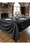 Simli Gardenya Has a Wrinkle-Free and Stain-Resistant Feature, Suitable for Embroidery (Black 50 X 160) - 4