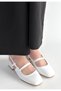 Women's High Heeled Shoes White Skin Classic Stylish Liva - 3
