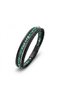 100% Natural Madagascar Stone Genuine Leather Men's Bracelet - Velvet Gift Boxed - Premium Quality - 5