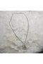 Potter Triangle Figured Silver Color Necklace - 5