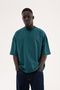 Men's Bacis Boxy T-Shirt Oil Green - 2