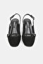 Women's Black Suede Genuine Natural Leather Thick Heel Shoes with Open Back, Size 35-41 - 4