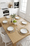 Natural Jute Runner and American Placemat Set 7 Pieces (1 Runner + 6 Placemats) - 8