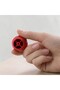 8 Pcs Hard Plastic Knob Round Ball Red Cabinet Furniture Kitchen Cupboard Drawer Handle Knobs - 3
