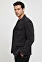 Anthracite Liam Blazer Four-Pocket Men's Genuine Suede Leather Jacket - 2