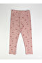 Girls' Cotton Tights Kids' Dusty Rose Rainbow and Daisy Patterned Tights - 3