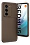 Ilkeshop New Redmi 15 4g Auto Focus Carbon Cover (141536) - Brown