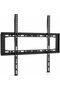 Heavy Duty Fixed TV Wall Mount for 32–80 Inch TVs, Ultra Slim Low Profile Bracket, Heavy Duty 50kg Capacity, Easy Install with Quick Release for LCD/LED/OLED/Plasma TV Mount - Black