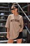 Oversize Women's 90's Baby Printed 100% Cotton Crew Neck T-Shirt