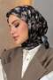 French Silk Scarf Black