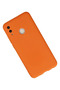 Ilkeshop New P Smart 2019 Case Nano Inside Velvet Silicone (95351) - Orange - 2