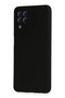 Ilkeshop New Galaxy A22 Case Nano Inside Velvet Silicone (124635) - Black - 3