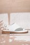 Women's White Comfortable Fit Flip-Flop Sandals with Detailed Buckle - 4