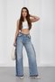 Trend Special Design Laser Knee Detail Loose Fit Baggy Denim Jean Pants-Trending Special Design Laser Knee Detail Loose Fit Baggy Denim Jeans - 3